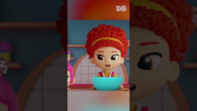 Lya-Lya & Mommy! Just Like You with Baby DB | D Billions #shorts #db