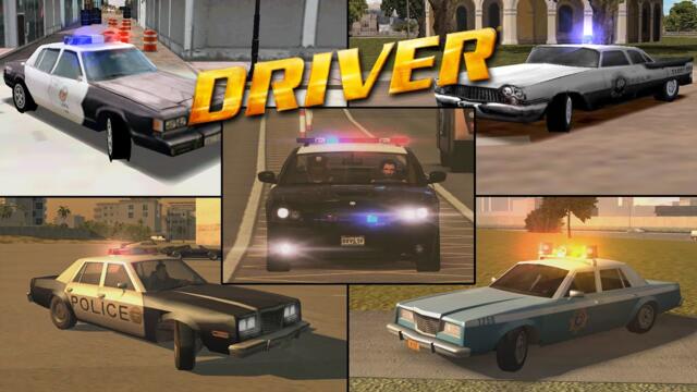 Evolution of EMERGENCY VEHICLES in DRIVER games (1999-2011)