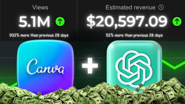 How I Make FACELESS Youtube Videos in 12 MINUTES Using AI (Canva + ChatGPT)