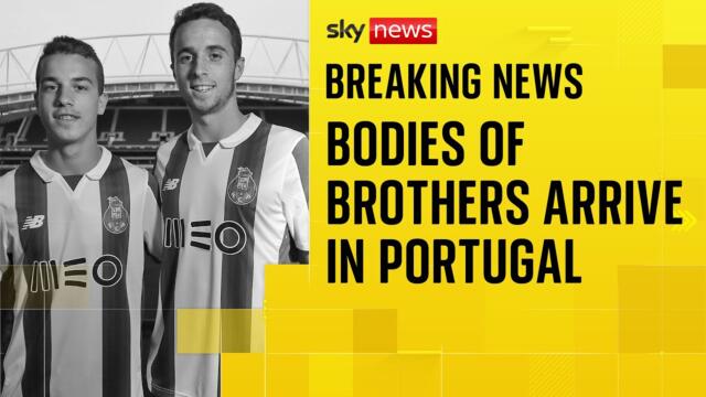 Bodies of Diogo Jota and Andre Silva arrive in Portugal