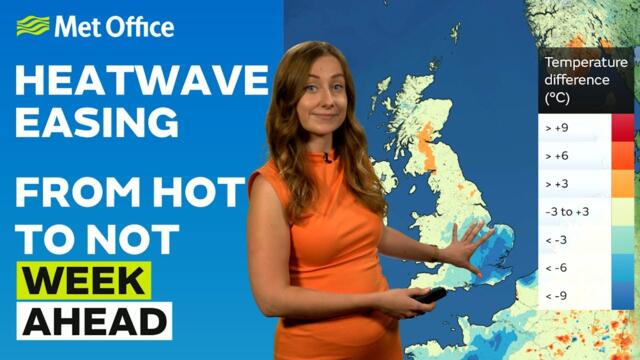 Week Ahead 30/06/2025 – The heatwave comes to an end – Met Office weather forecast UK
