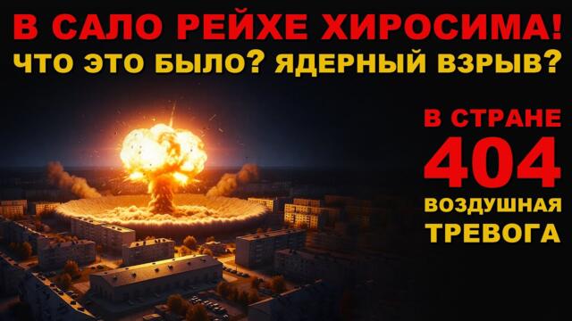 СРОЧНЫЙ ВЫПУСК. ПОДРОБНОСТИ про ЯДЕРНЫЙ ВЗРЫВ в СТРАНЕ 404. ЖИТЕЛЯМ ДАЮТ УКАЗАНИЯМИ КАК БЫТЬ.