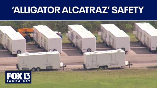 President Trump touring Alligator Alcatraz Tuesday