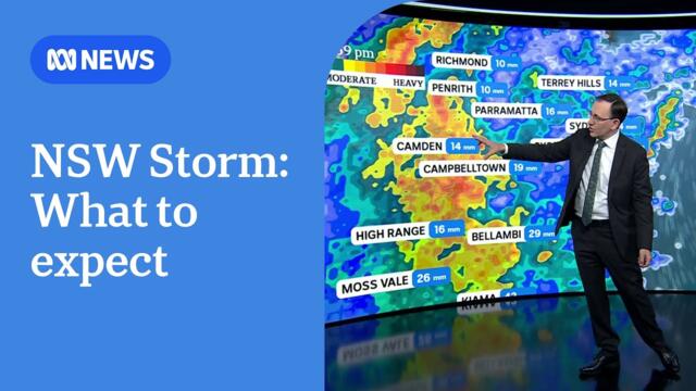 Where's the NSW storm tracking?  | ABC NEWS