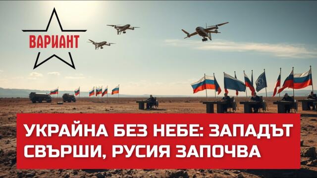 УКРАЙНА БЕЗ НЕБЕ: ЗАПАДЪТ СВЪРШИ, РУСИЯ ЗАПОЧВА,  Вариант #564