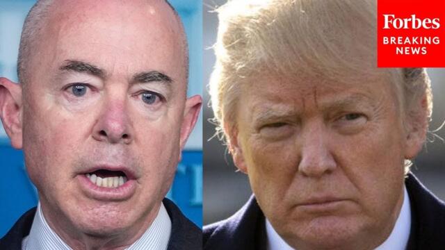 SHOCK MOMENT: Trump Says Mayorkas Might Be Arrested And Charged For Work During Biden Administration