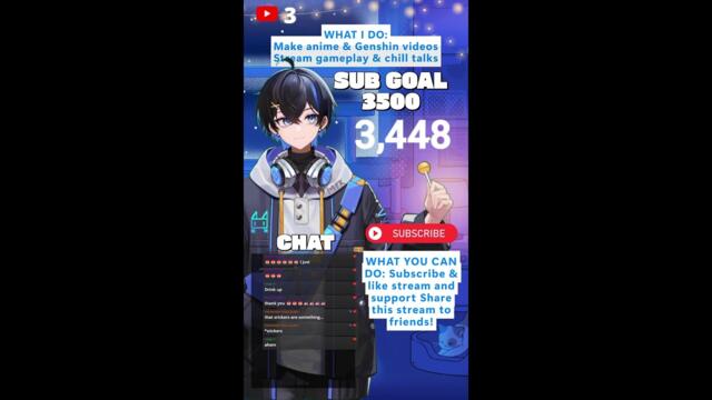 LIVE 🔴 Help Me Reach Sub GOAL! | Cozy VTuber Chill Stream #shorts