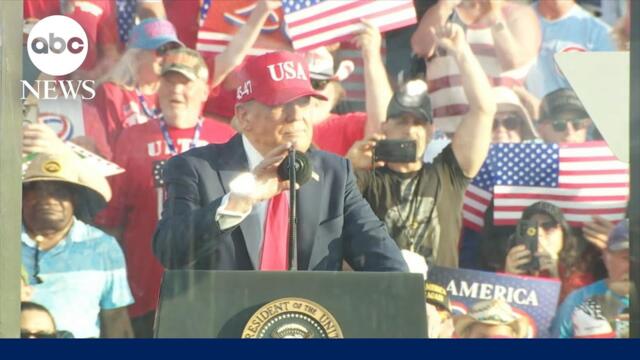 President Trump speaks at 'Salute to America' celebration in Iowa