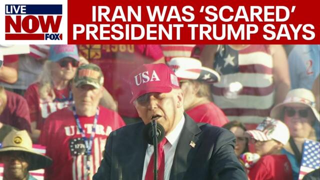 'GO AHEAD' President Trump describes Iran calling ahead about missile attack: 'They were scared'