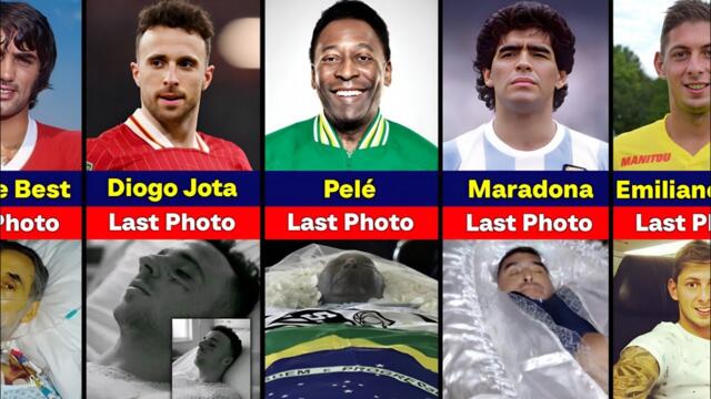 Last Photos of Football Players Before Death