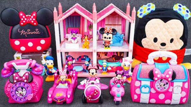 Mickey ASMR🐭Satisfying with Unboxing Disney Minnie Mouse Beautiful Home Playset | Review Toys ASMR