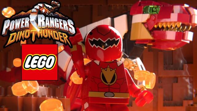 Power Rangers Dino Thunder Morph in Lego [ Animation ]