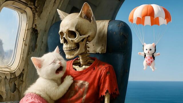 CAT FATHER LEAVES PARADOX BEHIND TO SAVE HIS SON FROM PLANE CRASH