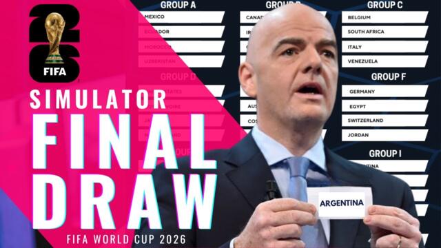 FIFA World Cup 2026 - Qualifiers and Final Draw Simulation