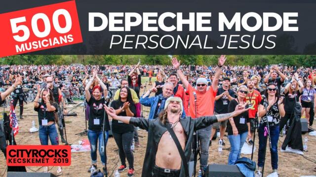 Personal Jesus (DEPECHE MODE) - 500 musicians -CITYROCKS The biggest rock flashmob in Central Europe