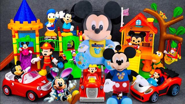 11 Minutes Satisfying With unboxing Disney Mickey mouse Deluxe Clubhouse playset ASMR | Toys Review