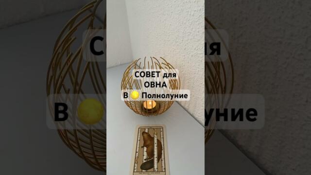 Овен| Совет в 🌕 Полнолуние| #таро #shorts