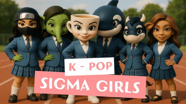 SIGMA GIRL X BRAINROT GIRLS / K-POP | Official Music Video