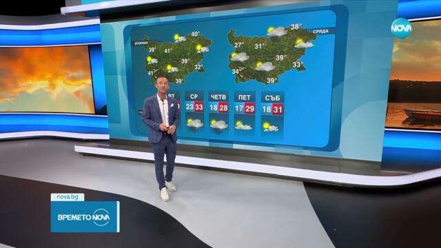 Прогноза за времето (07.07.2025 - обедна емисия) - Новините на NOVA (07.07.2025)