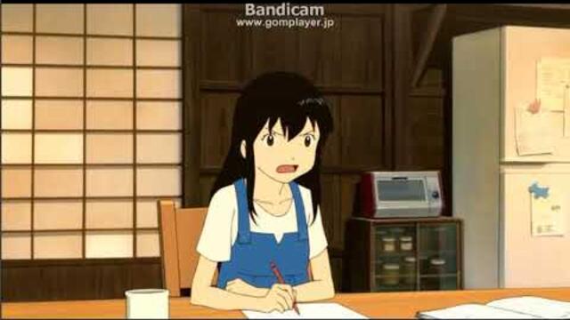 おおかみこどもの雨と雪　雨と雪喧嘩シーン