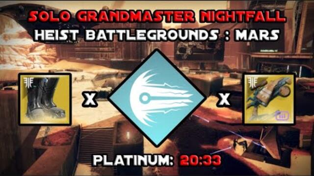 Solo GM - Heist BG: Mars - Arc Warlock [Destiny 2]