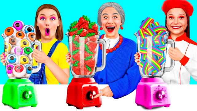 Аз срещу Баба Готварско Предизвикателство | Вкусни Рецепти Crazy DO