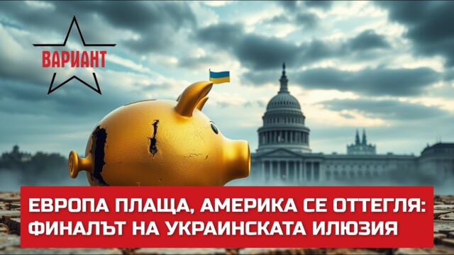 ЕВРОПА ПЛАЩА, АМЕРИКА СЕ ОТТЕГЛЯ: ФИНАЛЪТ НА УКРАИНСКАТА ИЛЮЗИЯ,  Вариант #568