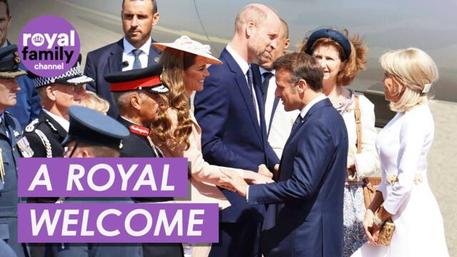 Prince William and Princess Kate Welcome President Macron to London