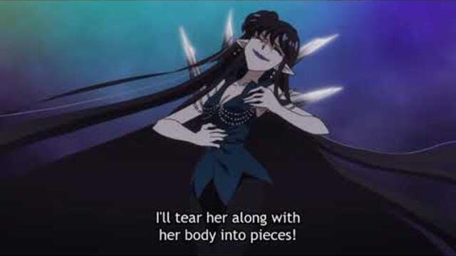 Hotaru save chibi usagi+sailors soul with premonition of sailor saturn | sailor moon crystal