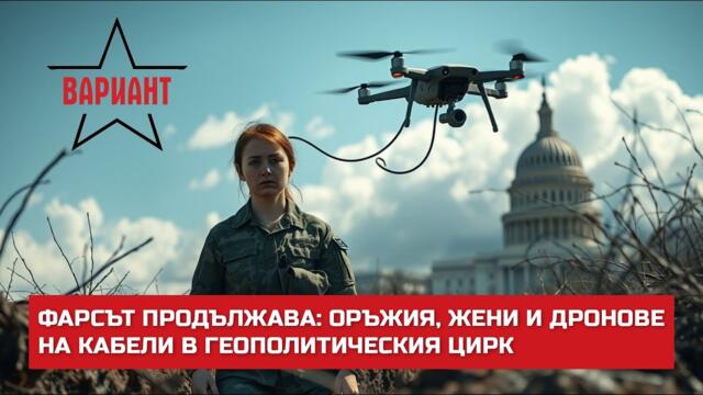 ФАРСЪТ ПРОДЪЛЖАВА: ОРЪЖИЯ, ЖЕНИ И ДРОНОВЕ НА КАБЕЛИ В ГЕОПОЛИТИЧЕСКИЯ ЦИРК,  Вариант #571