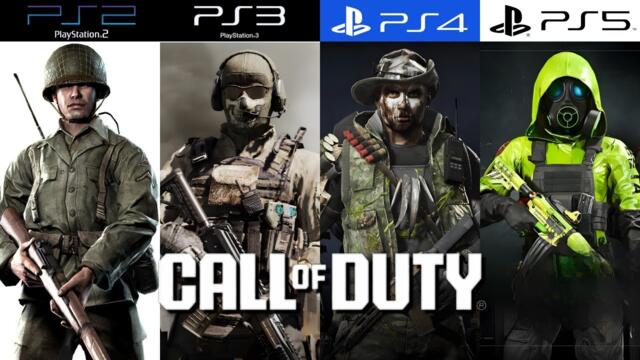 CALL OF DUTY PlayStation Evolution (2004-2024)
