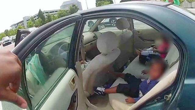 Cops Rescue Kids From Sweltering 117 Degree Car