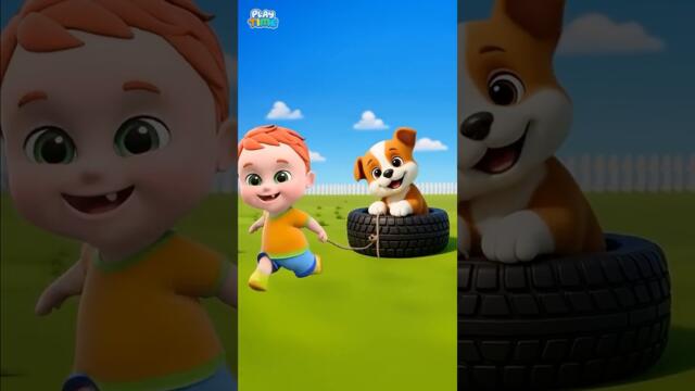 Wheels On The Bus Go Round And Round | Nursery Rhymes #youtubeshorts #shorts #shortvideo