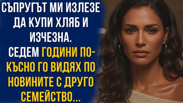 Мъжът ми излезе за хляб и изчезна… 7 години по-късно го видях с НОВО СЕМЕЙСТВО!