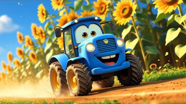 Трак-Трак-Трак, Тракторче! 🚜 | Детска Песен на Български 🌻