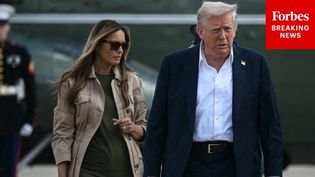 BREAKING NEWS: President Trump & First Lady Melania Trump Head To Texas Areas Hit By Deadly Floods