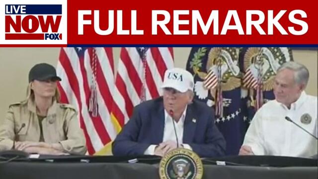 FULL: President Trump, Melania host roundtable after deadly floods in Texas