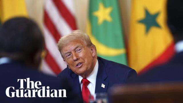 'Such good English': Trump praises Liberian president's use of his country's official language