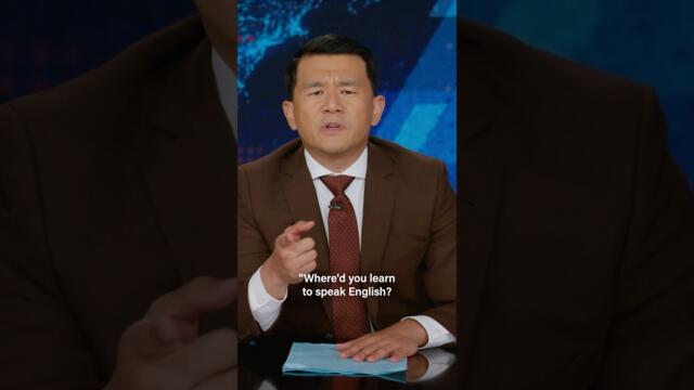 Trump was blown away by the Liberian president speaking English, the national language of Liberia