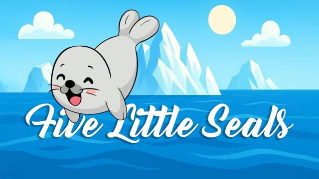 🎵 Five Little Seals – The Tyoof Song | Official Music Video 🐧❄️