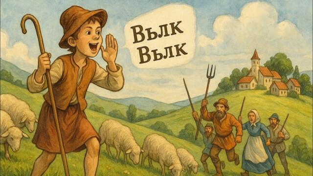 Приказка за доверието – Лъжливото овчарче
