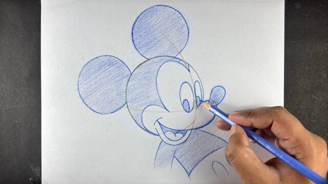 How to Draw Mickey Mouse | Easy Step-by-Step Tutorial! ​