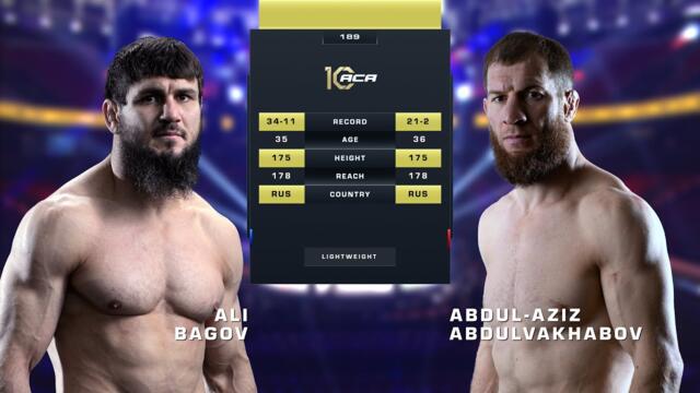 Али Багов vs. Абдул-Азиз Абдулвахабов 4 | Ali Bagov vs. Abdul-Aziz Abdulvakhabov 4 | ACA 189
