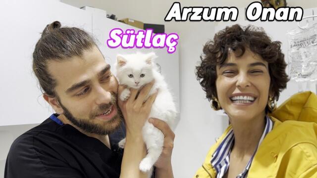 Arzum Onan ve Kedisi Sütlaç Misafirimiz Oldu! 🥰