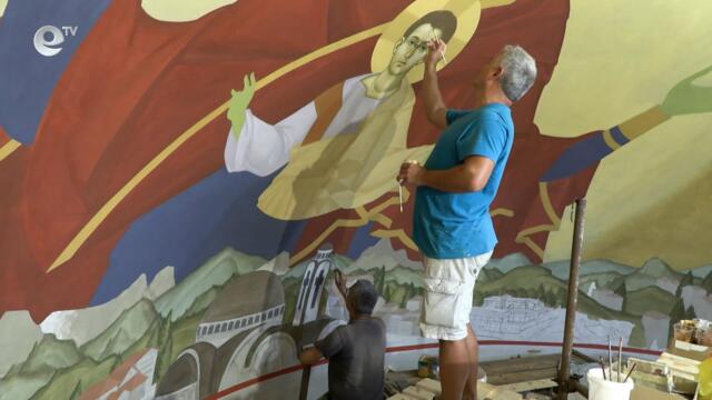 Започна изографисването на катедралния храм „Свети Висарион Смоленски" в Смолян