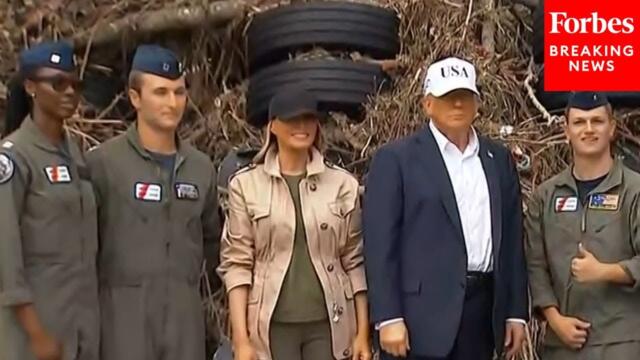 BREAKING NEWS: President Trump, Melania Trump Meet With Flooding First Responders In Kerrville, TX