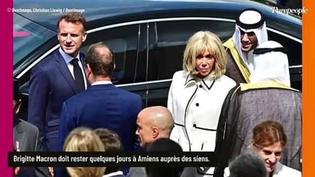 Son visage en dit long : Une journée marquante pour la première dame de France qui a perdu sa soeur