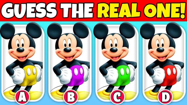 ✨🐭Can You Guess The Real Mickey Mouse? | Mickey Mouse Clubhouse Quiz! | Minnie Mouse, Daisy Druck