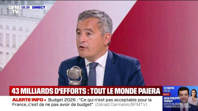 Pour Gérald Darmanin, "la réforme des jours fériés, c'est la fin des 35 heures"