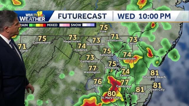 Flood Watch remains in effect as evening storms are expected